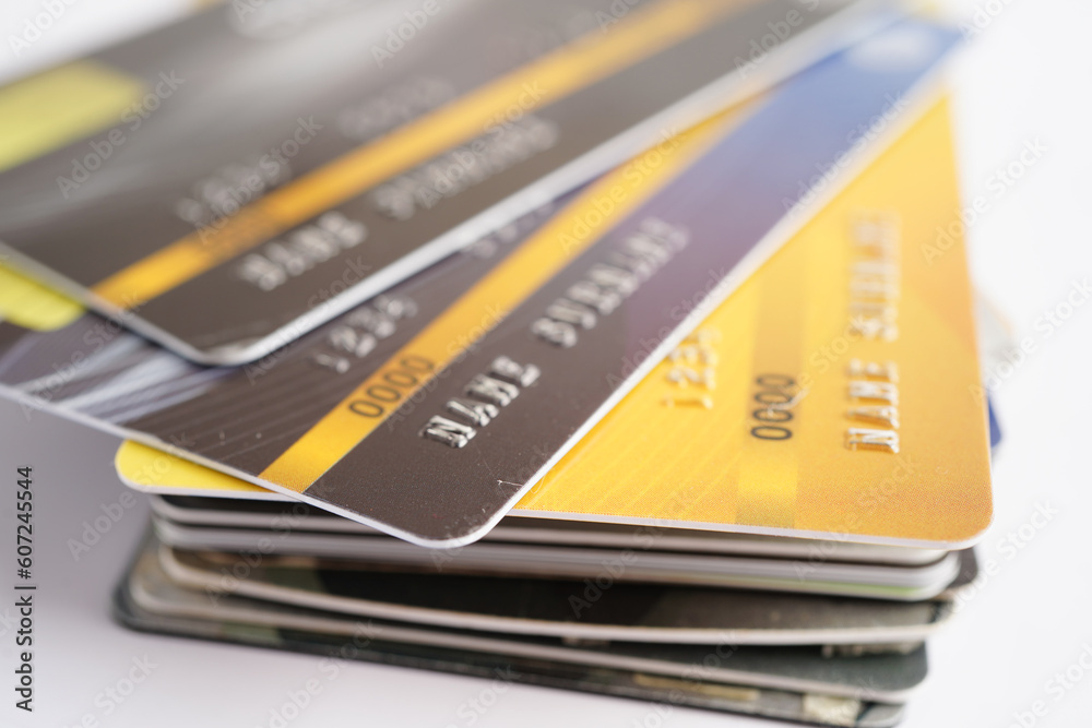 Credit card for online shopping, security finance business concept. Credit card for online shopping, security finance business concept.