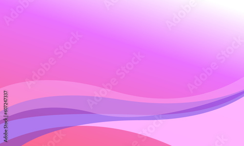 pink curve wave with smooth gradient abstract background