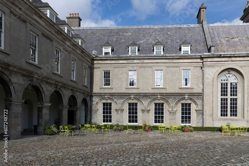 Photography Courtyard of the Irish Museum of Modern Art. Dublin. Ireland
