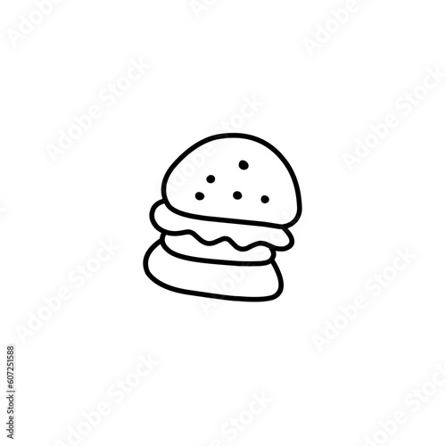 Fastfood line icon