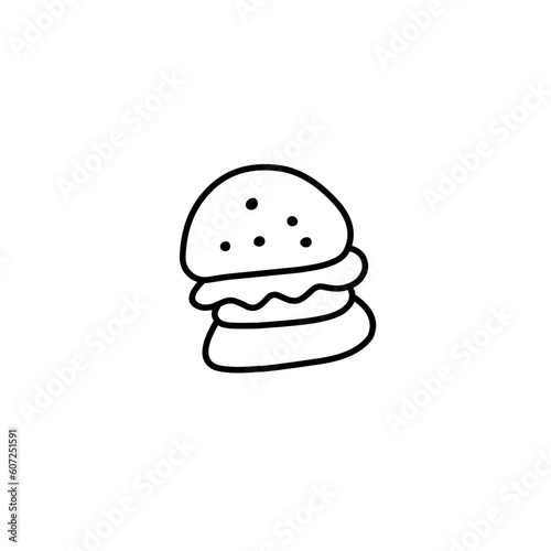 Fastfood line icon