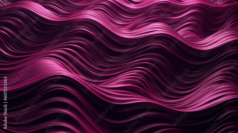 Purple Waves backgorund Generative AI