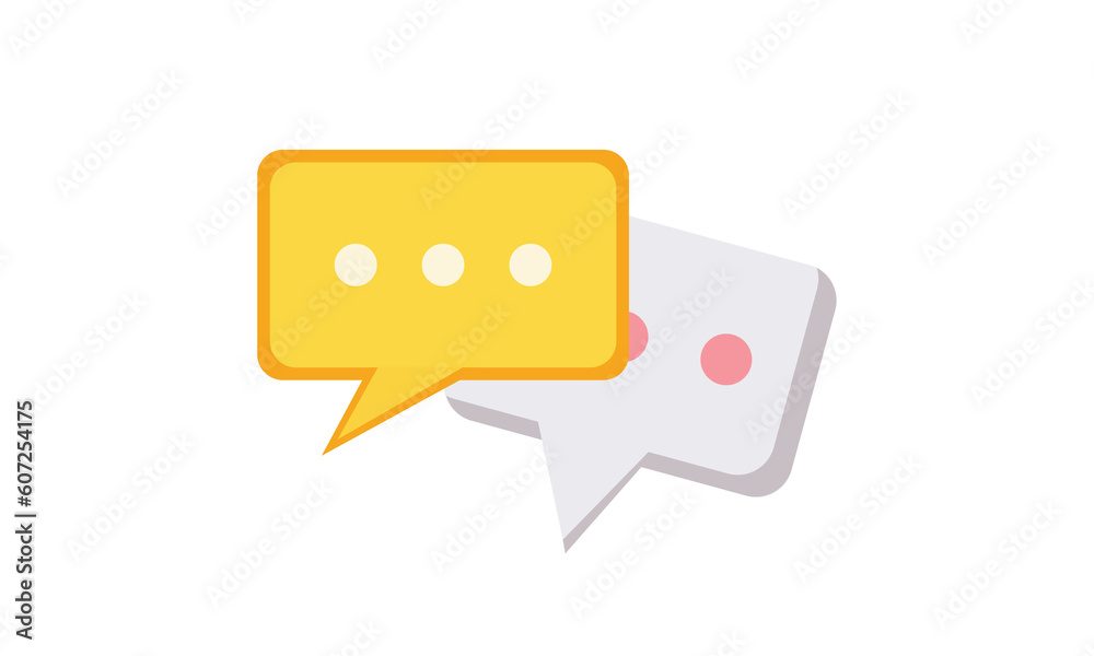 speech bubbles symbol for chat on social media icon speech bubbles symbol for chat on social media icon
