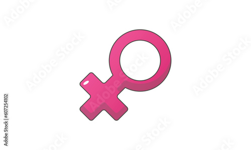 vector illustration of female symbol