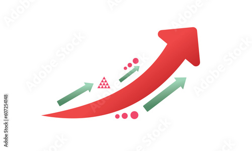 Financial news. Trading stock news impulses. charts up, infographics.