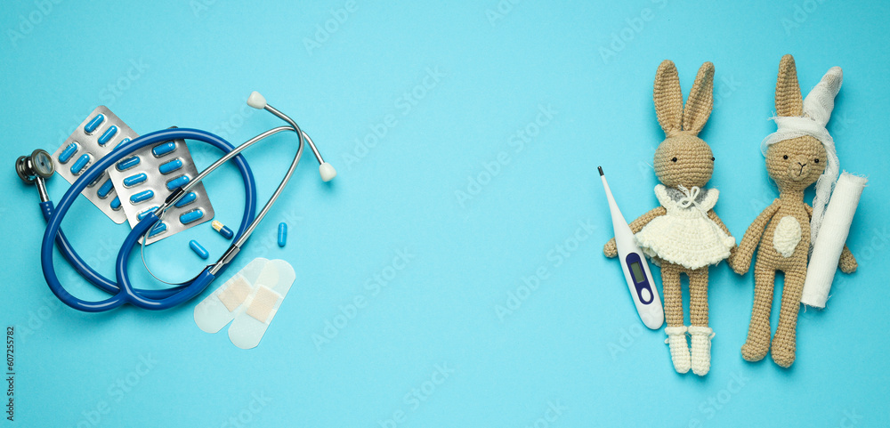 Fototapeta premium Concept of children health care and treatment