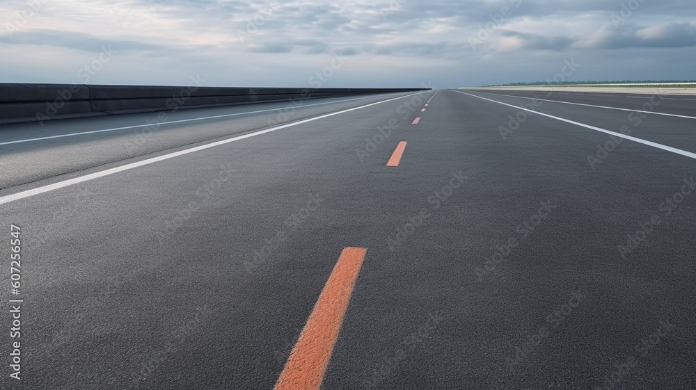 Dark Concrete Asphalt Street Floor Background Generative AI Dark Concrete Asphalt Street Floor Background Generative AI