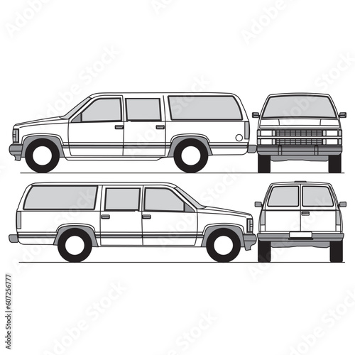 offroad car outline, part 4
