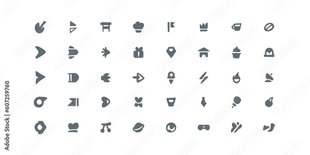 Bullet points icon vector design with hand drawn doodle style illustration Bullet points icon vector design with hand drawn doodle style illustration