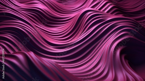 Purple Waves backgorund Generative AI