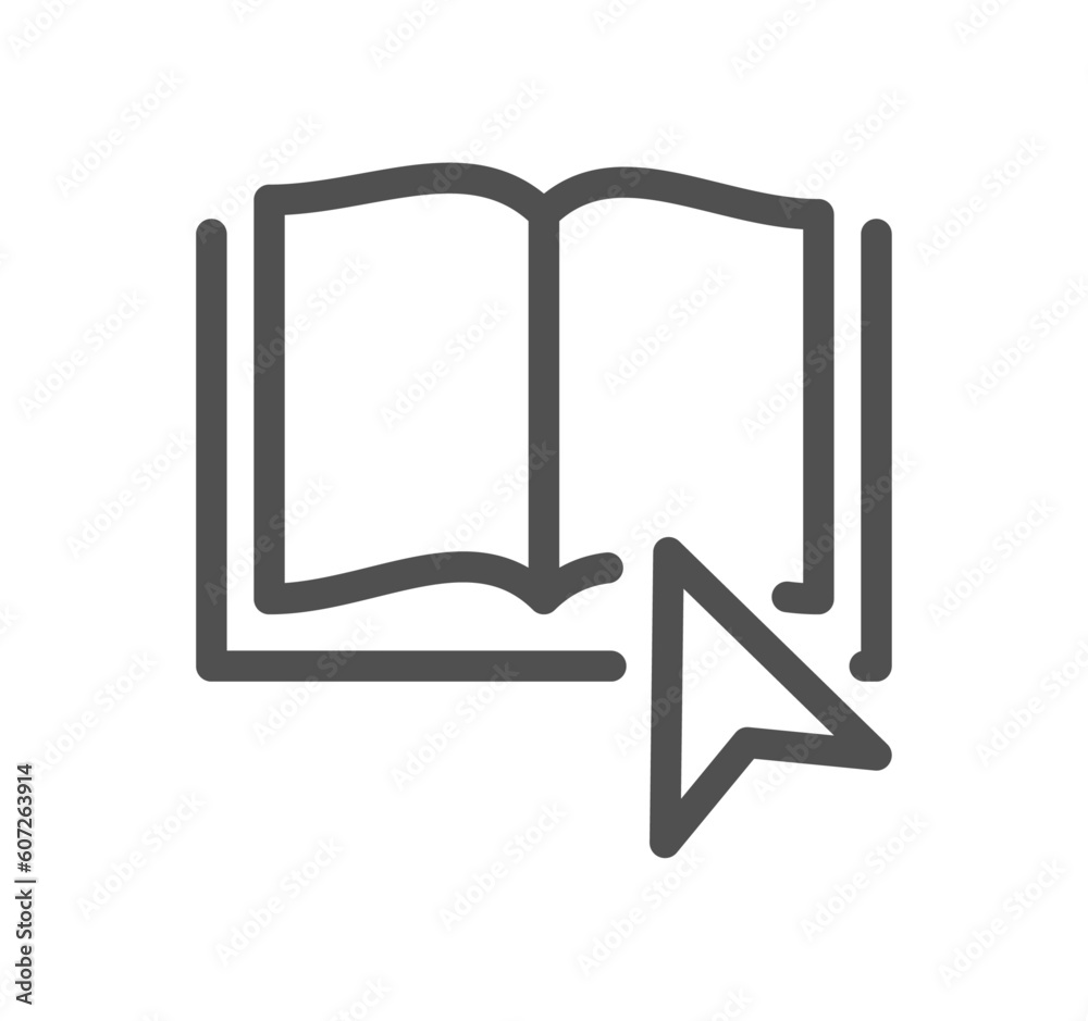 Online education related icon outline and linear vector. Online education related icon outline and linear vector.