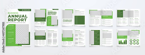 business brochure template with minimalist concept
