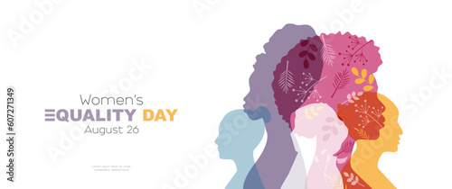 Women's Equality Day banner. August 26.