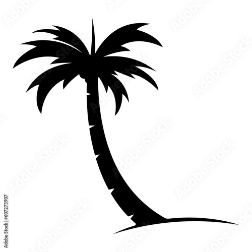 coconut tree vector icon design logo