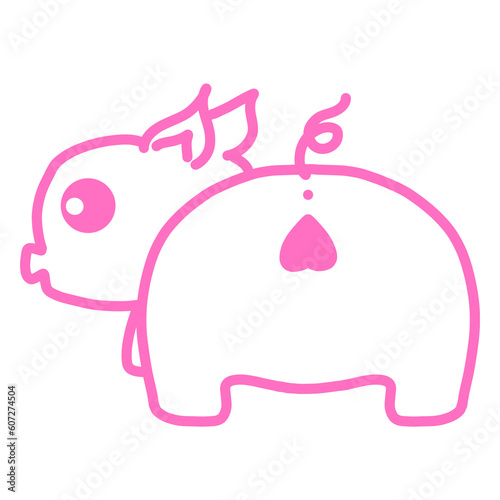 pink piggy