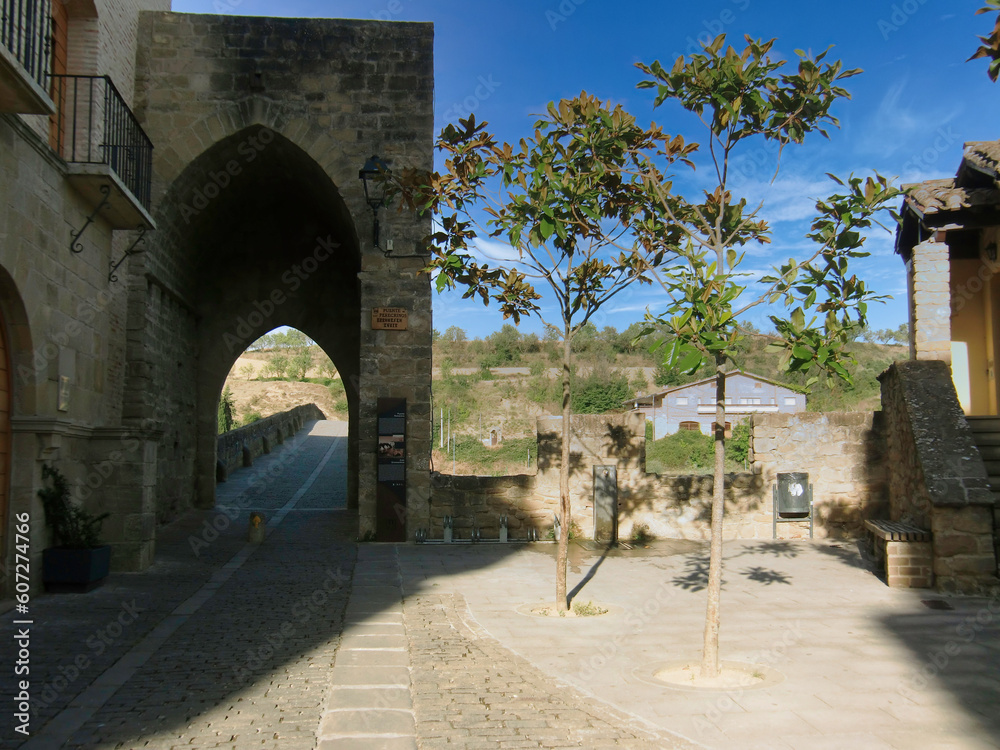 Obraz premium impressions from walking on the camino frances through spain