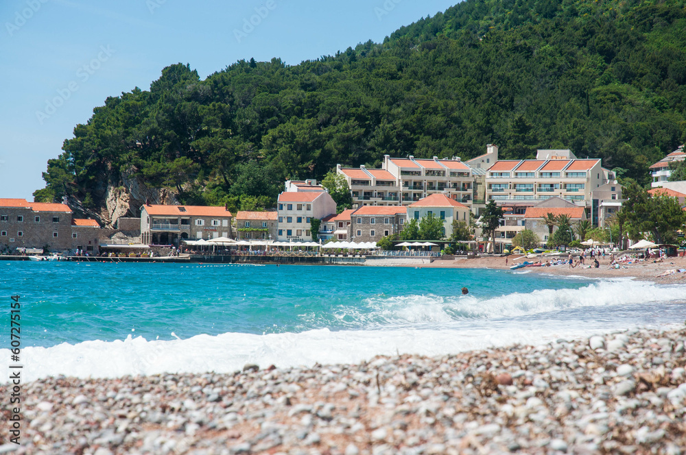 View on the Petrovac in Montenegro.
