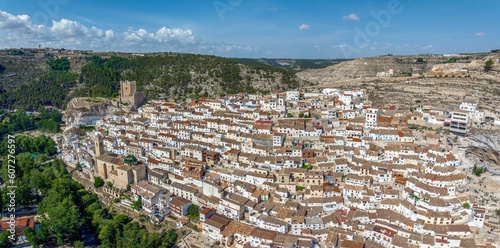 Castle of Alcala del Jucar province of Albacete photo