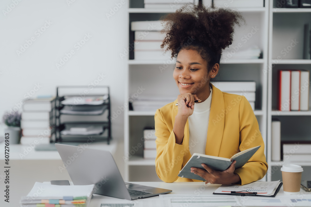 Business woman working in office Business woman working in office