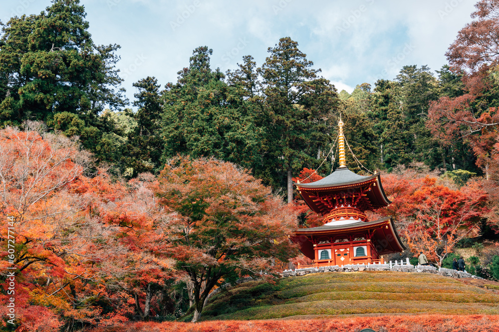 Autumn of Katsuo-ji temple in Minoh, Osaka, Japan