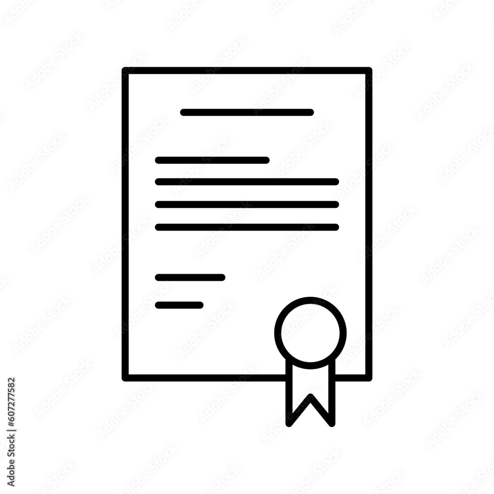 Certificate icon Certificate icon