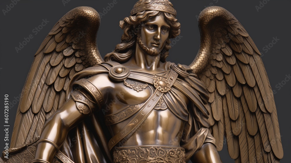 St. Michael the Archangel Generative AI Stock Illustration | Adobe Stock