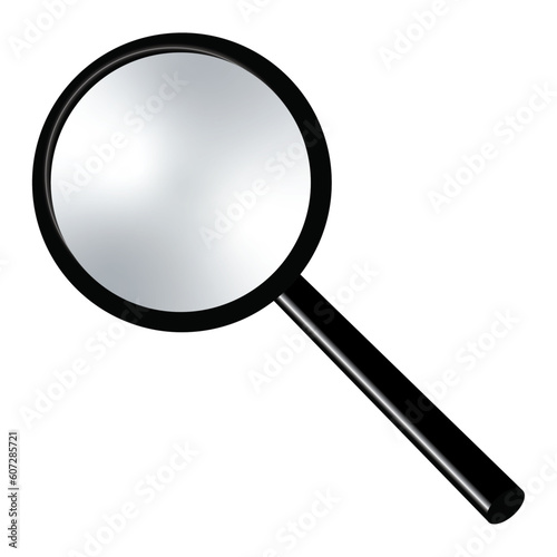 Magnifier illustration in vector. Illustration for websites or web design. Fully editable vector.