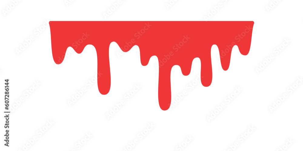 Blood dripping. Liquid ink dripping. sweet honey Blood dripping. Liquid ink dripping. sweet honey