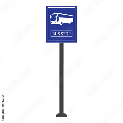 Bus stop icon