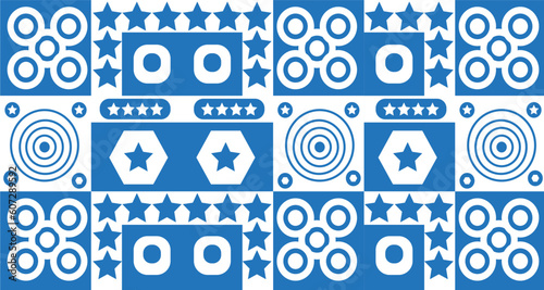 shapes blue abstract background landscape