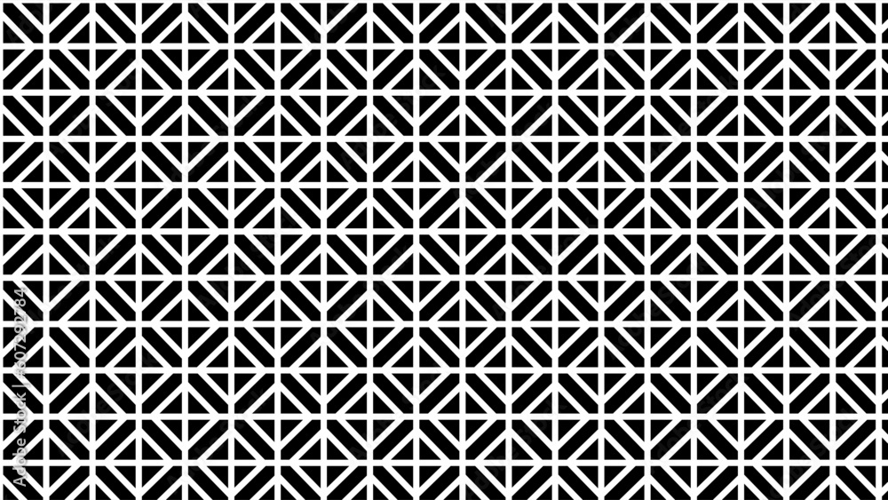 Black and white seamless pattern with ornament Black and white seamless pattern with ornament