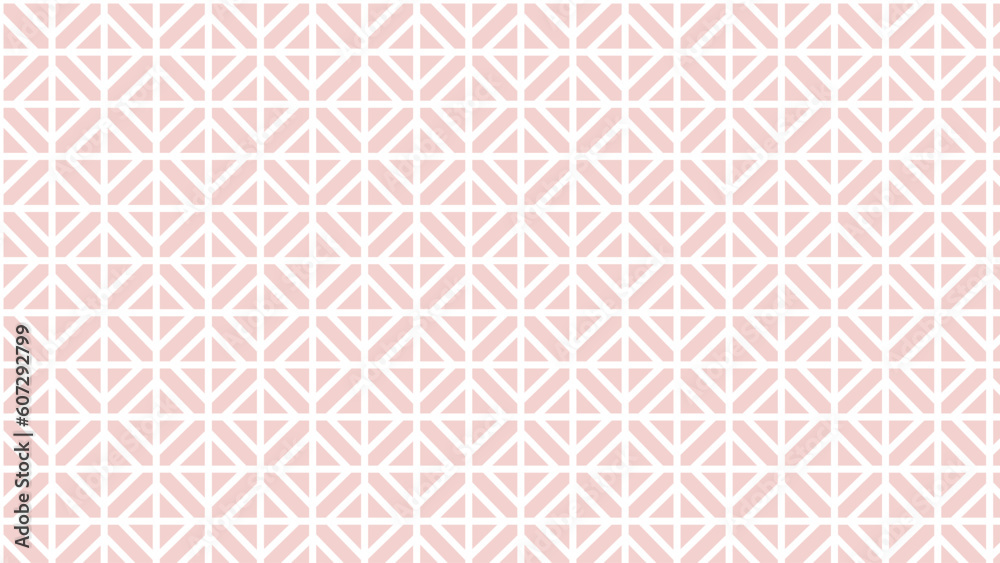 Pink and white seamless pattern with ornament