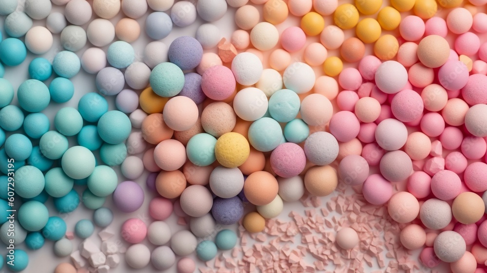 Pastel Colors Background Generative AI