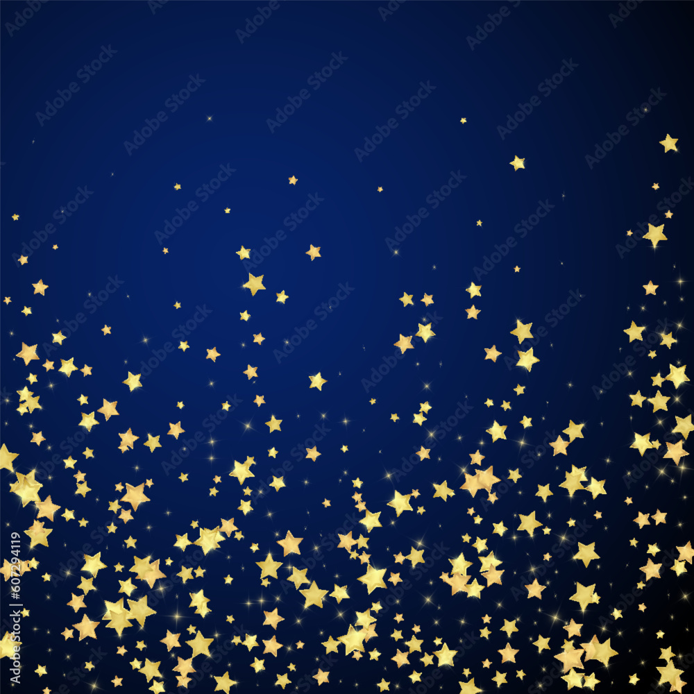 Magic stars vector overlay. Gold stars scattered Magic stars vector overlay. Gold stars scattered