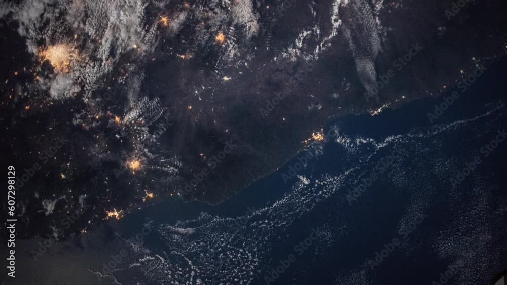 Beautiful Planet Earth seen from space. View from International Space Station. Public Domain images from Nasa	