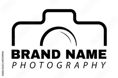 Photography Logo. Company Logo. Customizable Vector Illustration Design. 