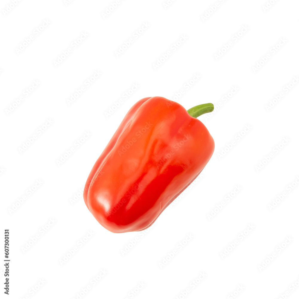 Red bell pepper cutout, Png file. Red bell pepper cutout, Png file.