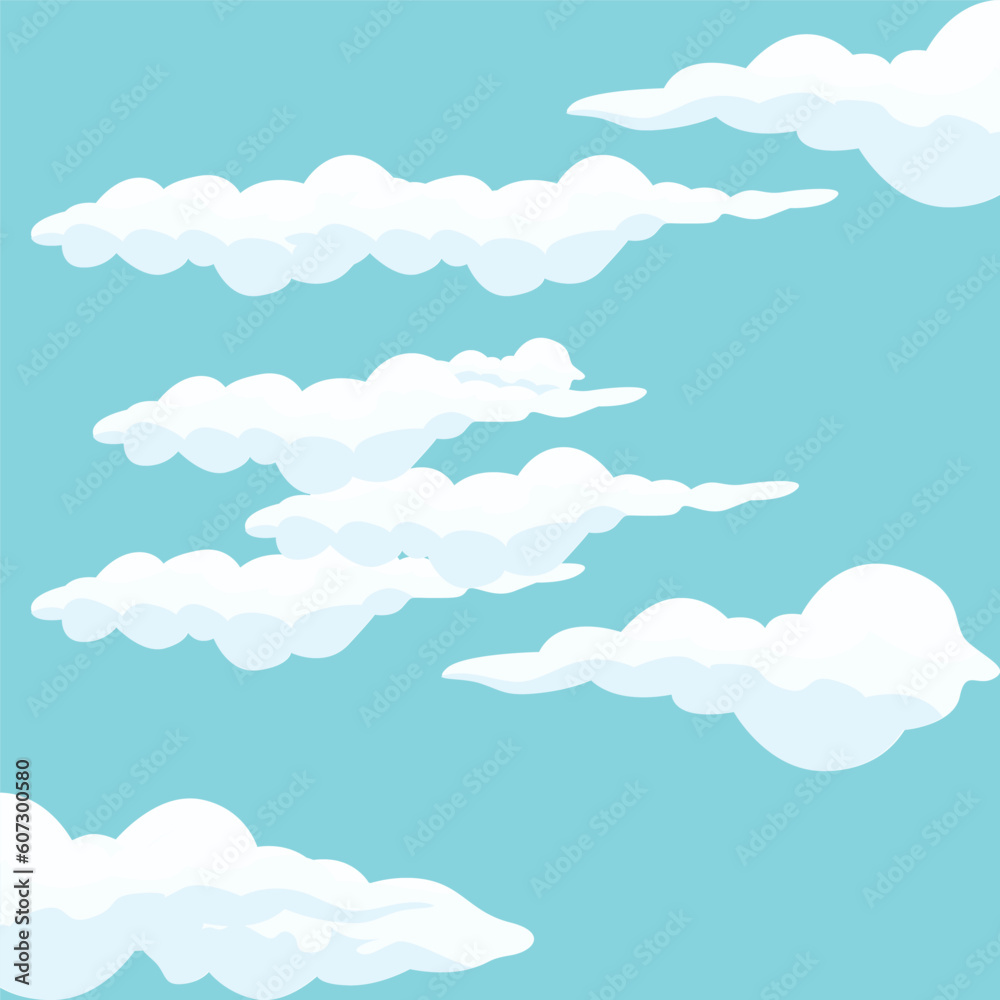 Cloud Icon Set Design, Vector Symbol Template Illustration Cloud Icon Set Design, Vector Symbol Template Illustration