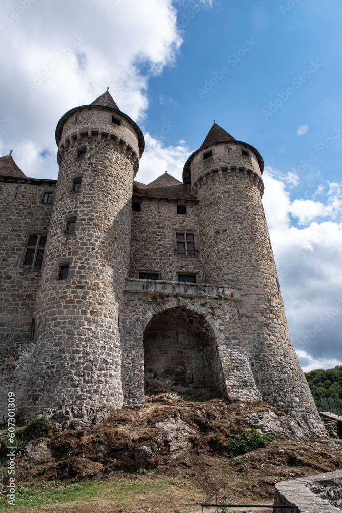 Val Castle in the Cantal region of France