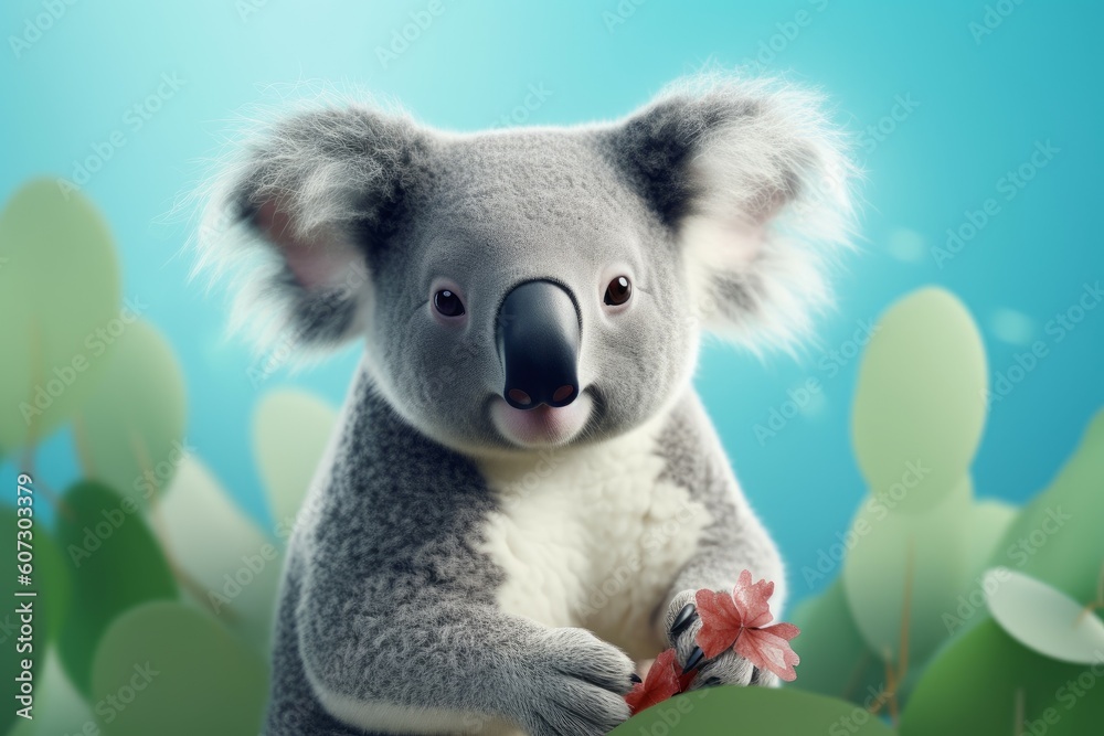 Cute love koala. Generate Ai Cute love koala. Generate Ai
