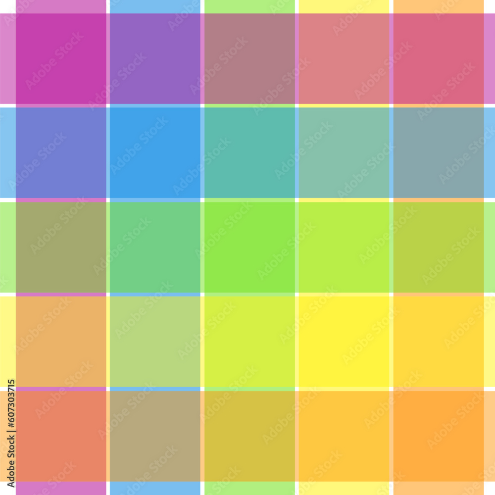Beautiful bright background of colored squares