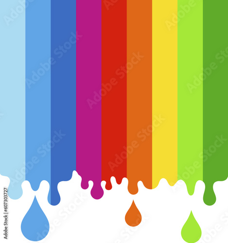 Waves and drops of colored paint background. Design for painting and painter
