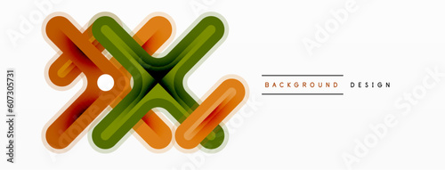 Minimal geometric background cross line. Design for wallpaper, banner, background, landing page, wall art, invitation, prints, posters