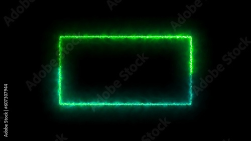 abstract beautiful saber light frame illustration background 