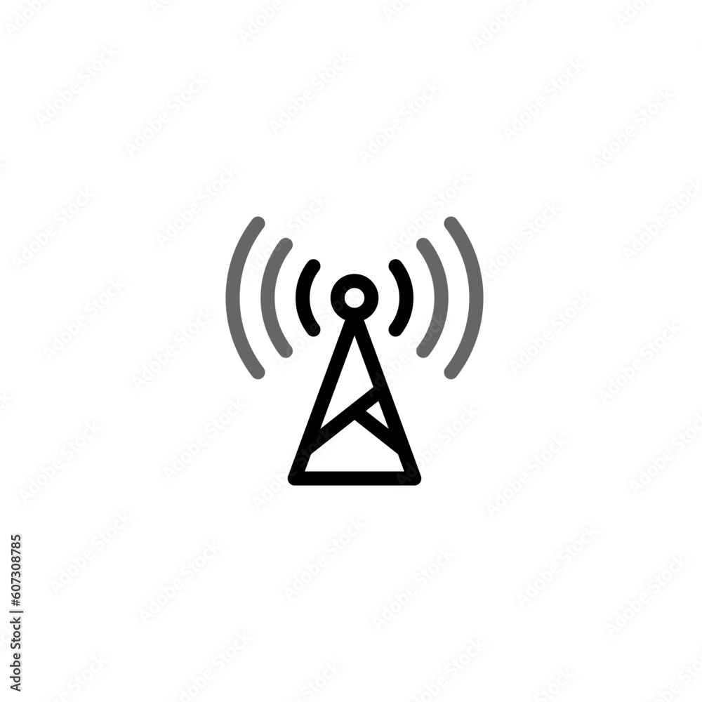 antenna sign symbol vector antenna sign symbol vector