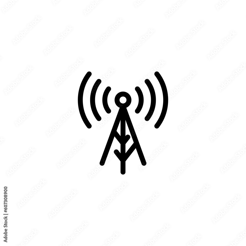antenna sign symbol vector antenna sign symbol vector