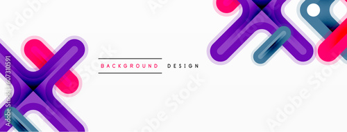 Cross line background minimal geometric template. Design for wallpaper, banner, background, landing page, wall art, invitation, prints, posters