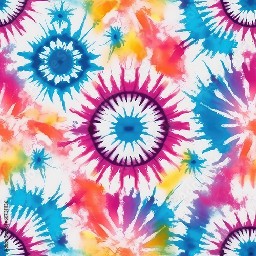  Tie-dye seamless repeat pattern [Generative AI]