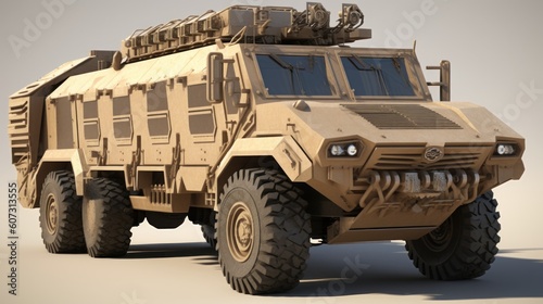 Military Armored Transport Vehicle © Damian Sobczyk