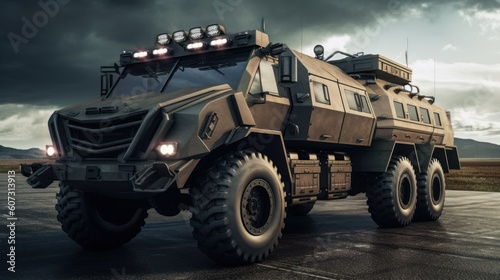 Military Armored Transport Vehicle